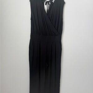 CAbi Black V-Neck Jumpsuit